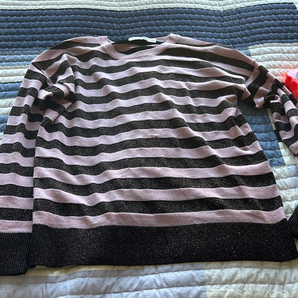 Rag and Bone pink and metallic brown.